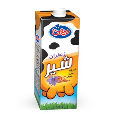 شیر زعفران میهن - 1 لیتر
